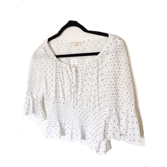 La Hearts Tops - NWT Pacsun Peasant Flounce Bell Sleeve Top Medium
